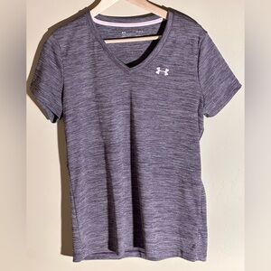 Under Armour Women's Light Purple V-Neck Top